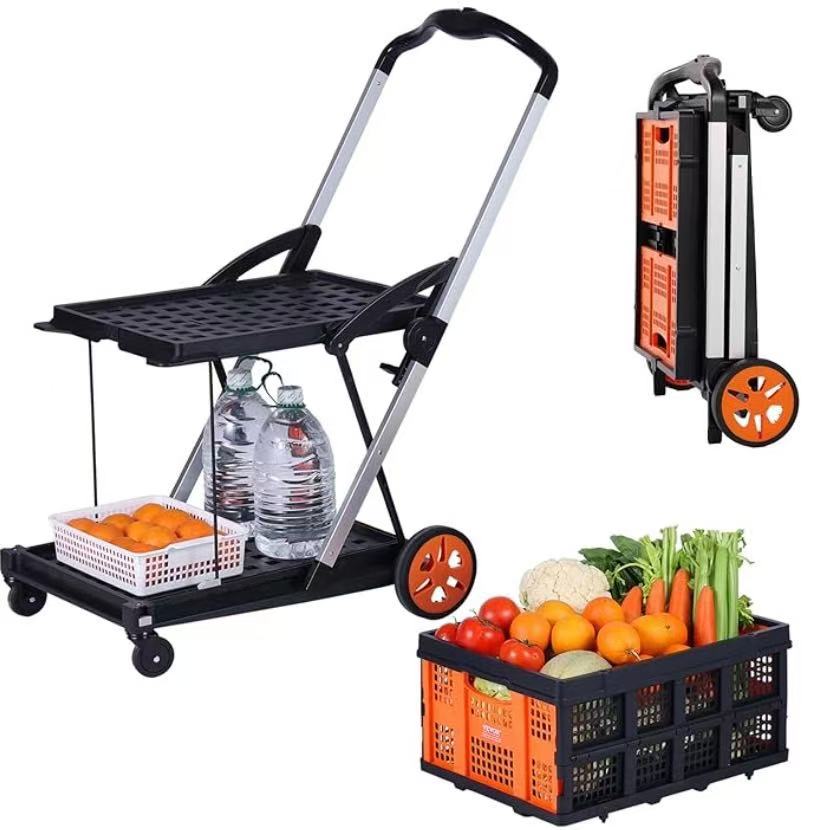 Double Layer Shopping Trolleys Carts Molds